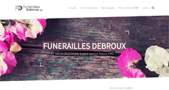 Desktop Screenshot of funeraillesdebroux.be
